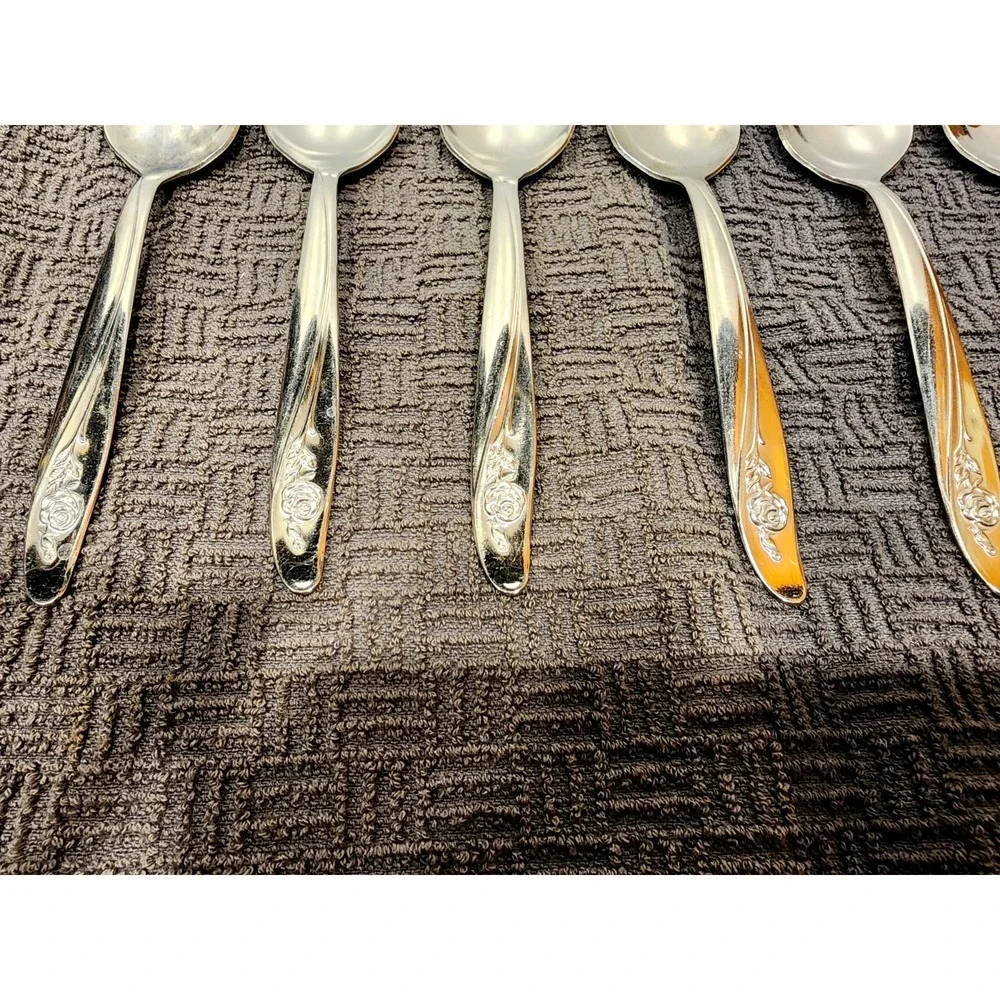 Oneida Stainless Tablespoons   ROSEANNE‎  Discontinued   Set of 6